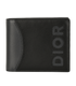 Christian Dior Stitched Logo Bifold Wallet, &pound;295, Accessories, Black, Leather, Front view